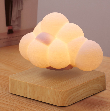 Levitating Cloud Light — Magnetic Floating Mood Lamp