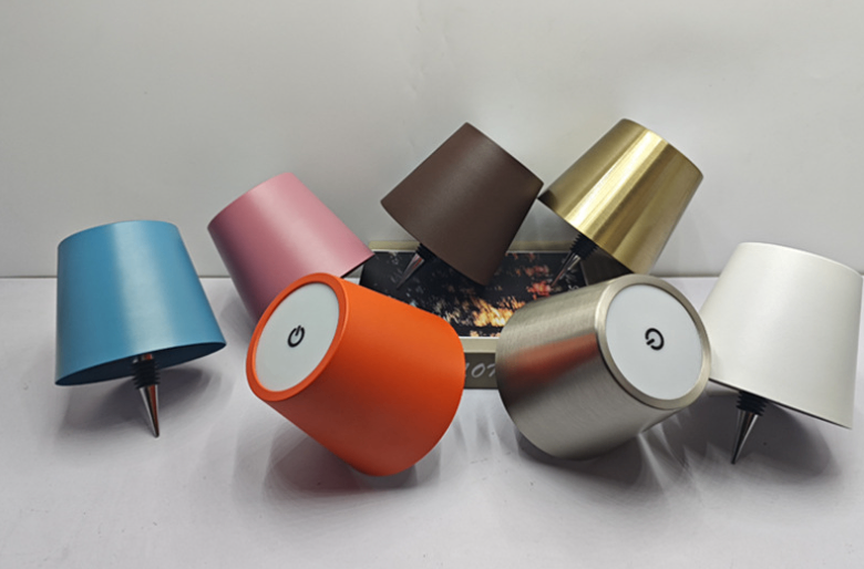 Wireless Bottle Lamp with Touch-Dimmable Atmosphere Light