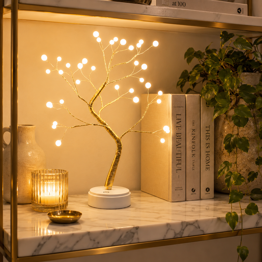 Copper Wire Tree Light — Warm Ambient Glow Lamp
