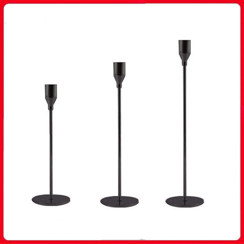 Elegant Wrought Iron Candle Holder — Decorative Metal Centrepiece