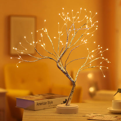 Copper Wire Tree Light — 108 LED Ambient Glow Lamp