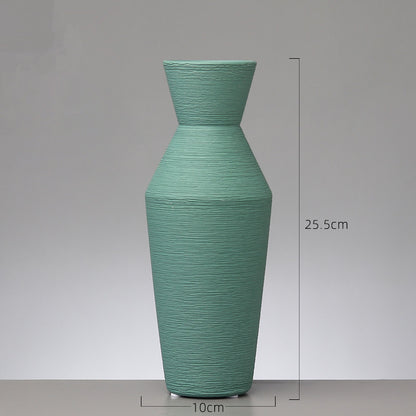 Nordic Minimalist Ceramic Vase — Home Decor Statement Piece