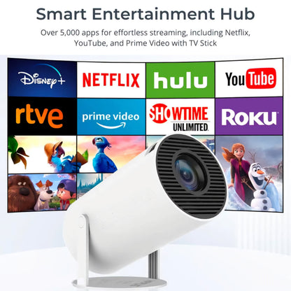 CineDream HD Smart Projector — Portable Home Cinema with Free Wireless Earbuds