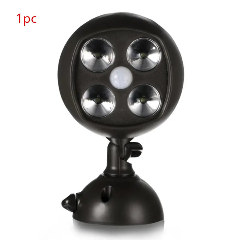 Solar 360° Rotating Garden Light — Motion Sensor Outdoor LED