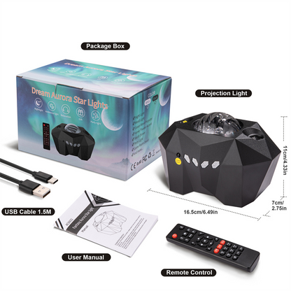 Northern Lights Projector — Aurora LED Room Atmosphere Light
