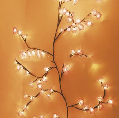 LED Cherry Blossom Vine Light — Remote Control Fairy Light