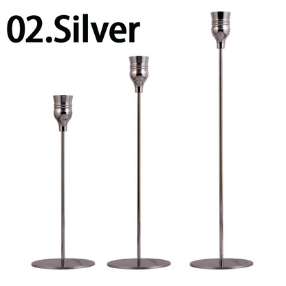 Elegant Wrought Iron Candle Holder — Decorative Metal Centrepiece