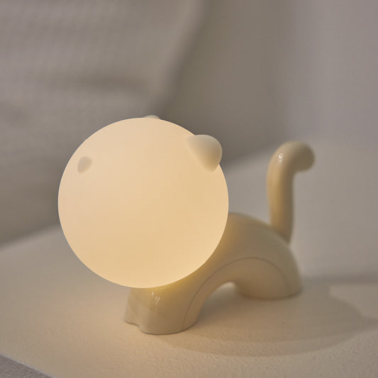 Cartoon Cat Small Charging Night Light for Bedroom