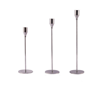 Elegant Wrought Iron Candle Holder — Decorative Metal Centrepiece