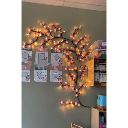 LED Cherry Blossom Vine Light — Remote Control Fairy Light