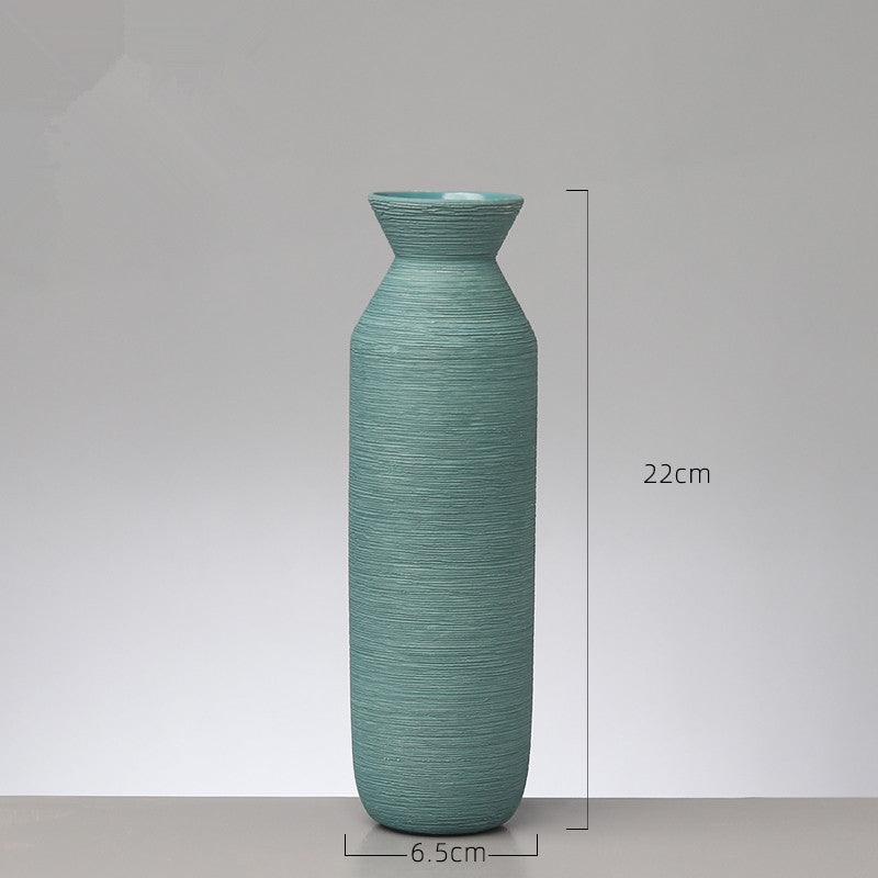 Nordic Minimalist Ceramic Vase — Home Decor Statement Piece