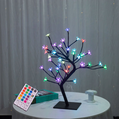 Cherry Blossom Tree Lamp — 16-Colour LED Glow Light