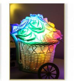 LED Rose Flower String Lights — Romantic Fairy Lights