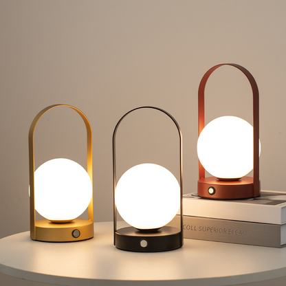 Warm Glow Bedside Lamp Pair — Touch LED Couple Lamps