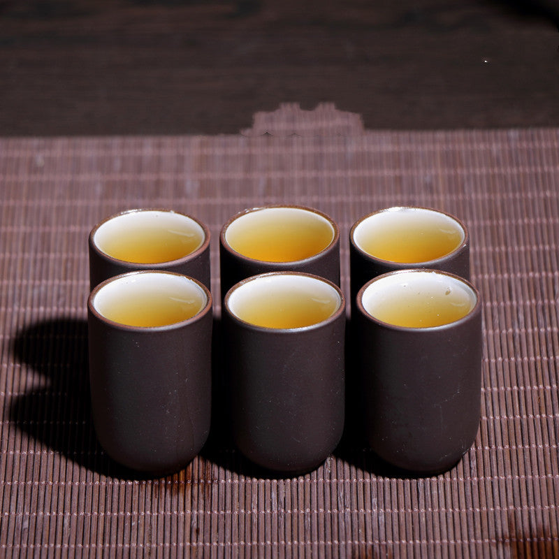 ClayCraft — Purple Clay Kung Fu Tea Cup Set