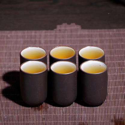 ClayCraft — Purple Clay Kung Fu Tea Cup Set