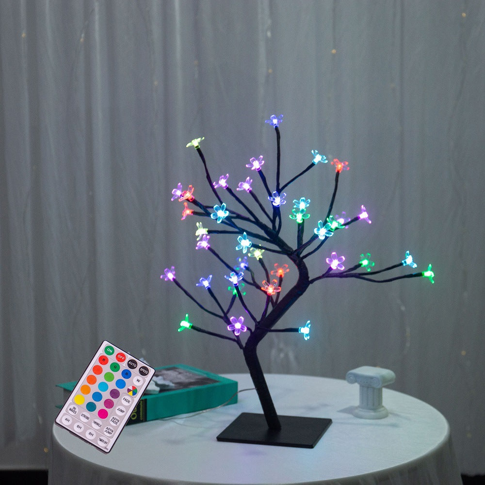 Cherry Blossom Tree Lamp — 16-Colour LED Glow Light