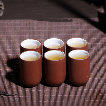 ClayCraft — Purple Clay Kung Fu Tea Cup Set