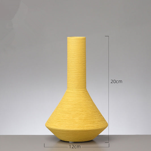 Nordic Minimalist Ceramic Vase — Home Decor Statement Piece