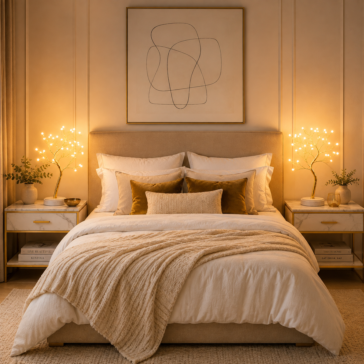 Copper Wire Tree Light — Warm Ambient Glow Lamp