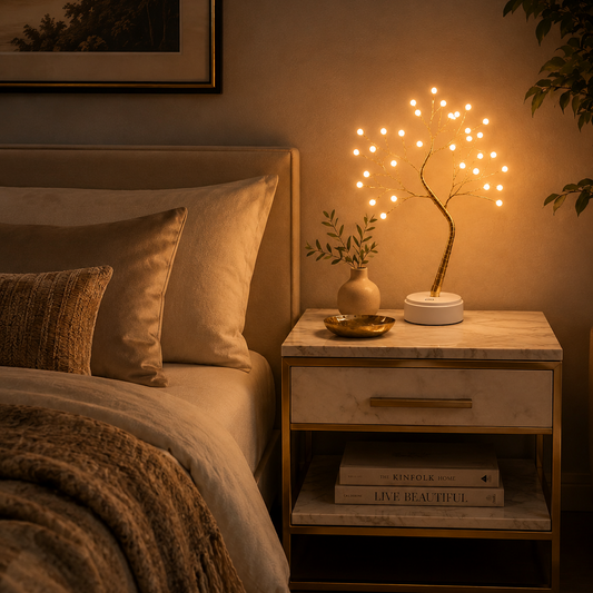 Copper Wire Tree Light — Warm Ambient Glow Lamp