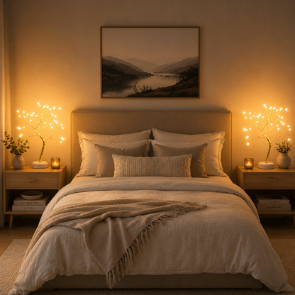 Copper Wire Tree Light — Warm Ambient Glow Lamp
