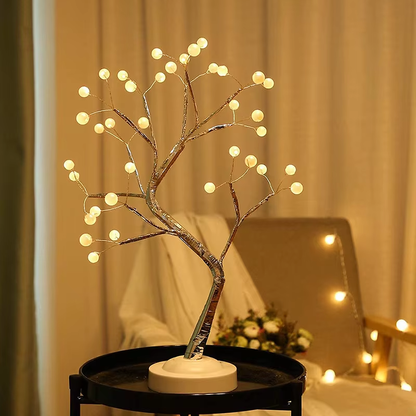 Copper Wire Tree Light — Warm Ambient Glow Lamp