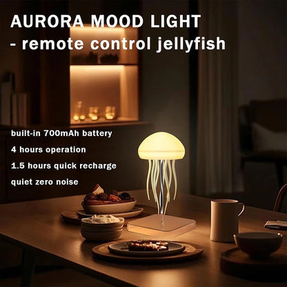 LED Jellyfish Mood Lamp — Colour-Changing Ambient Light with Remote Control