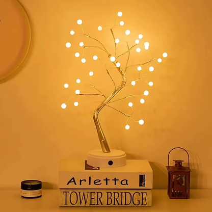 Copper Wire Tree Light — Warm Ambient Glow Lamp