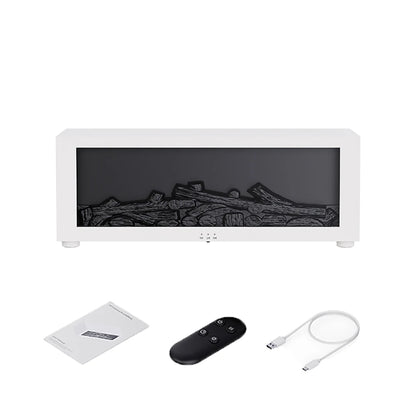 FlameScape Smart Humidifier & Essential Oil Diffuser – Realistic LED Fireplace Ambiance