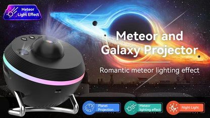 Galaxy Star Projector — 12-in-1 Planetarium Night Light