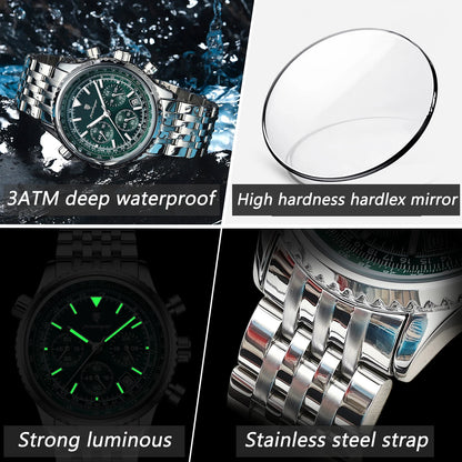 BARENIO STAINLESS STEEL MILITARY WATCH (BUY 1 GET 1 FREE)