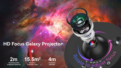 Galaxy Star Projector — 12-in-1 Planetarium Night Light