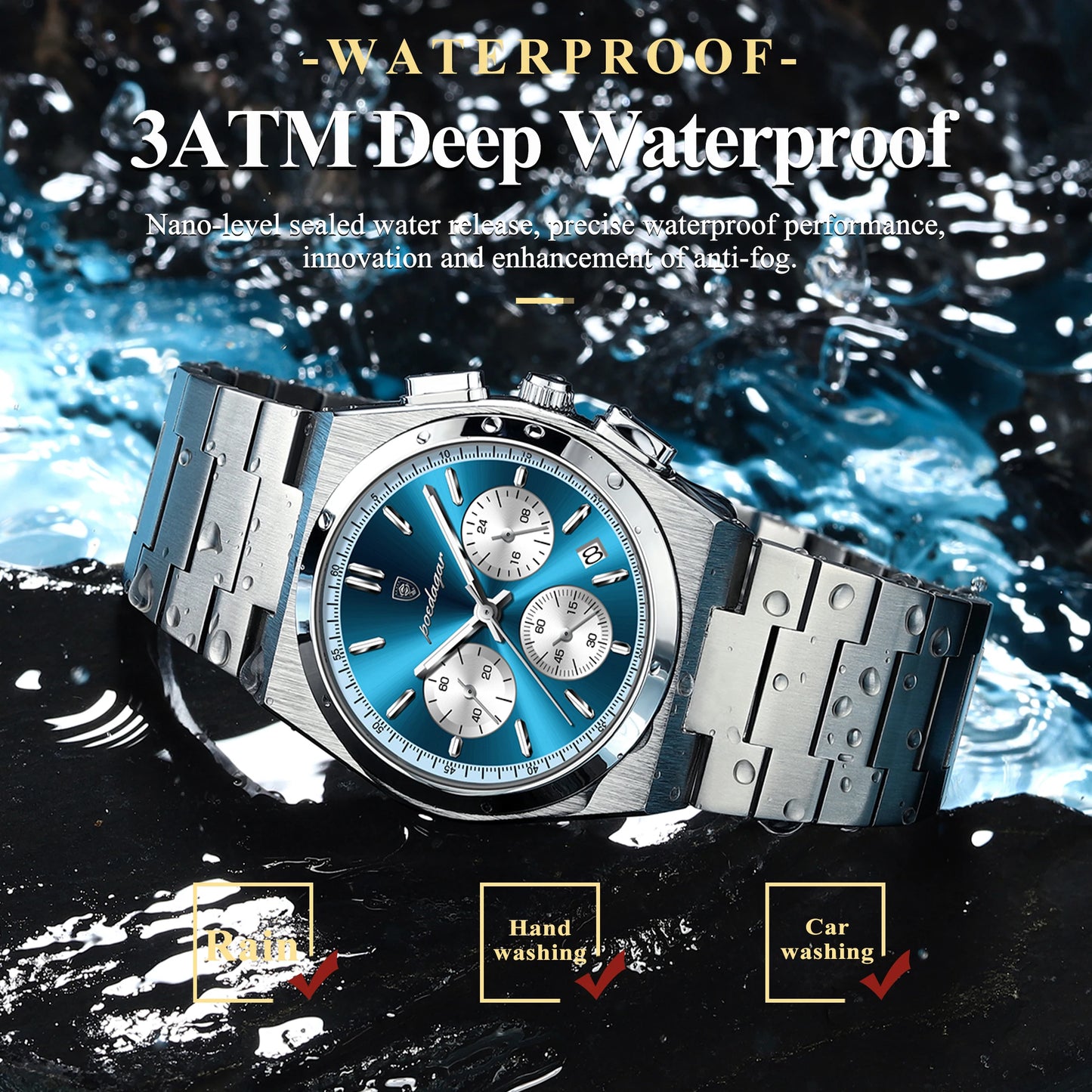 BARENIO TRX CHRONO WATCH  (BUY 1 GET 1 FREE)