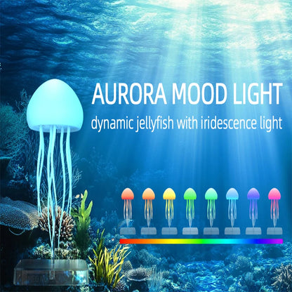 LED Jellyfish Mood Lamp — Colour-Changing Ambient Light with Remote Control