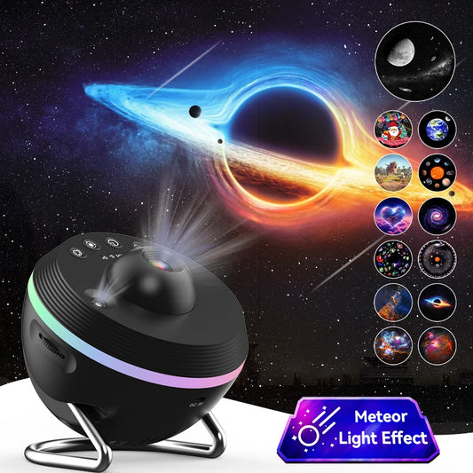 Galaxy Star Projector — 12-in-1 Planetarium Night Light