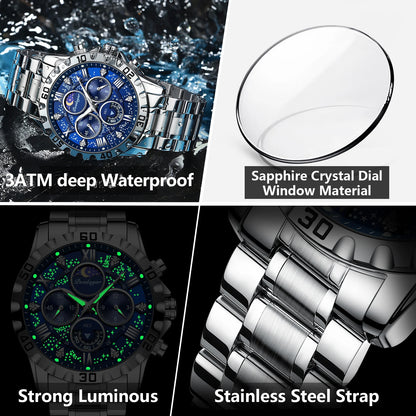Barenio Sentinel Chrono Watch (BUY 1 GET 1 FREE)