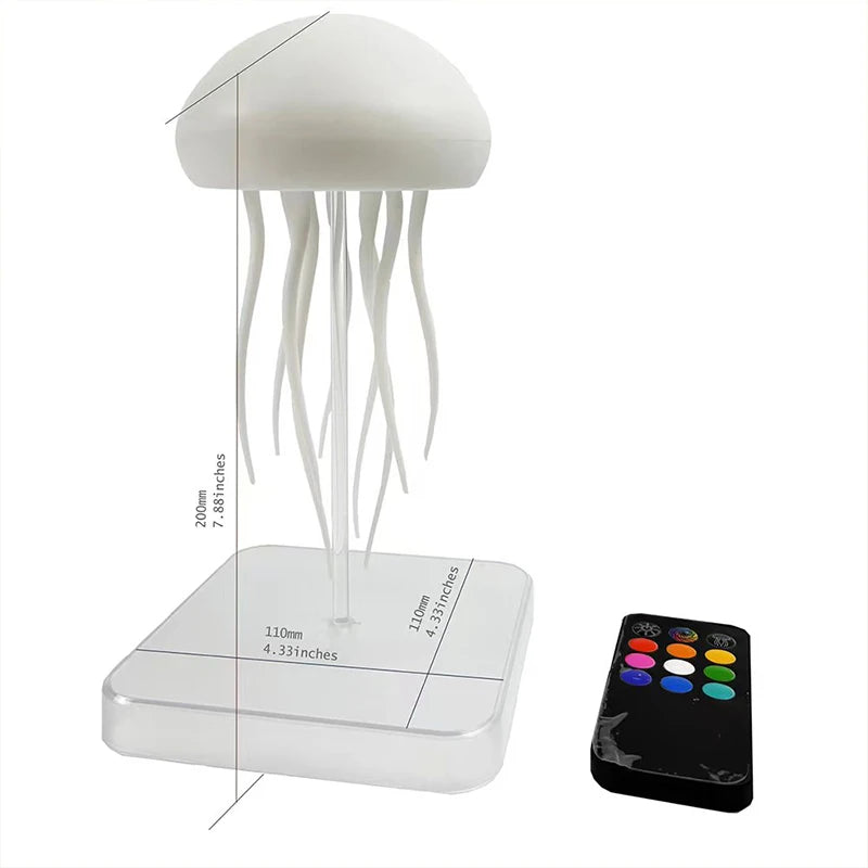 LED Jellyfish Mood Lamp — Colour-Changing Ambient Light with Remote Control
