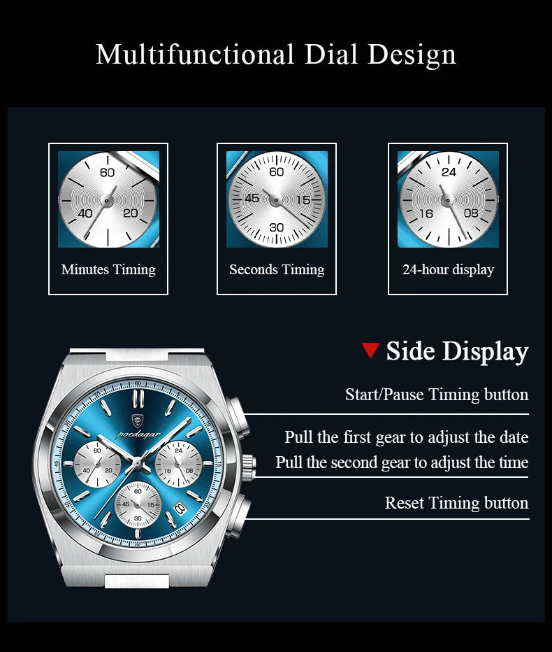 BARENIO TRX CHRONO WATCH  (BUY 1 GET 1 FREE)