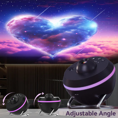 Galaxy Star Projector — 12-in-1 Planetarium Night Light