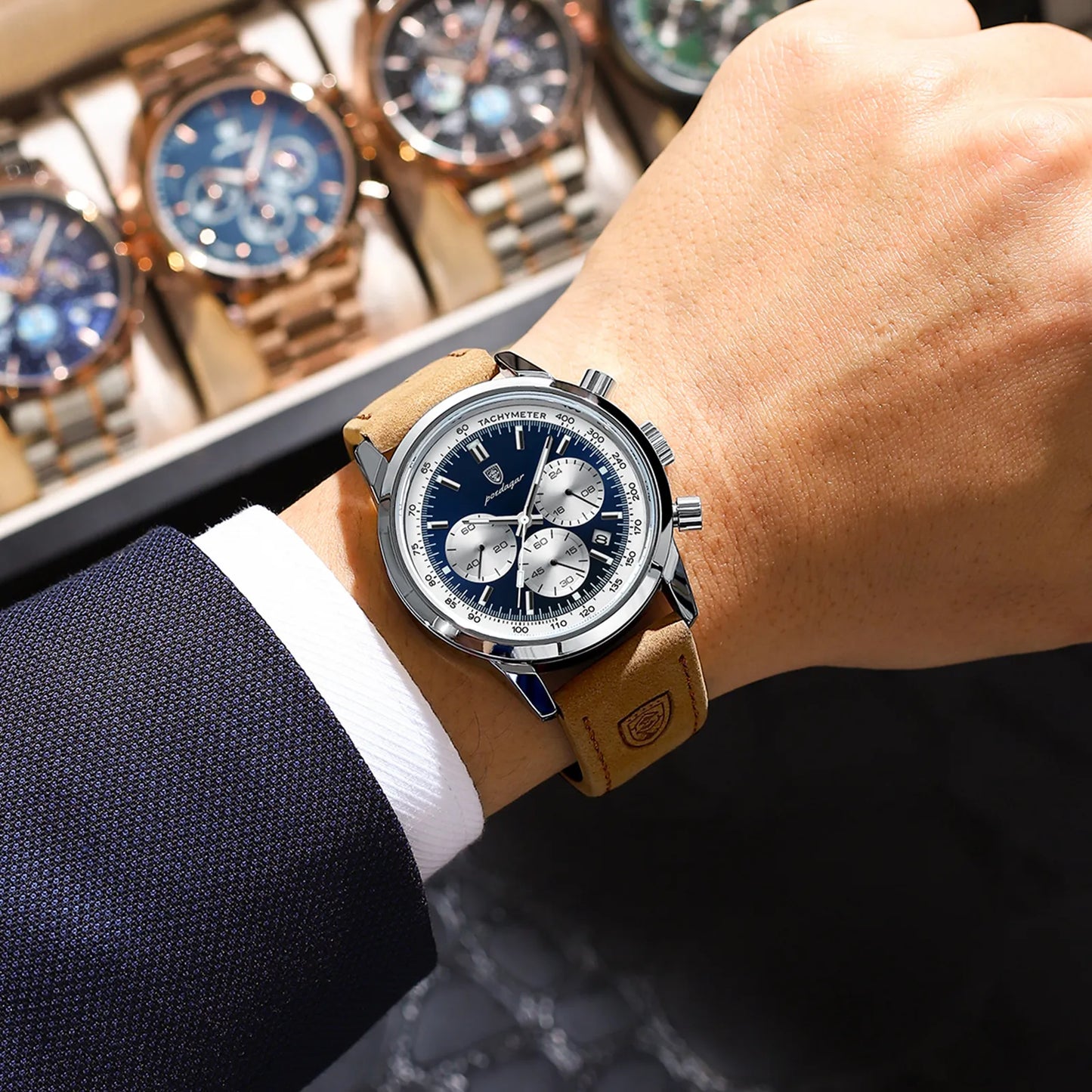 Barenio Luxury Chronograph Watch (BUY 1 GET 1 FREE)