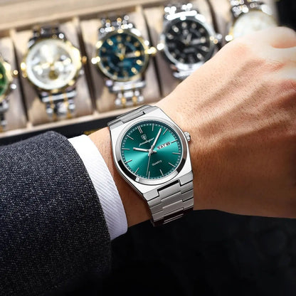 BARENIO STAINLESS STEEL TRX WATCH (BUY 1 GET 1 FREE)