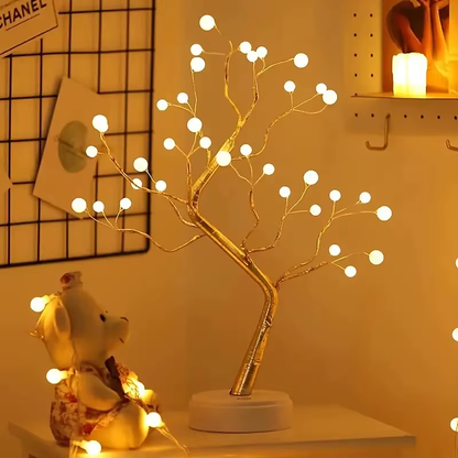 Copper Wire Tree Light — Warm Ambient Glow Lamp