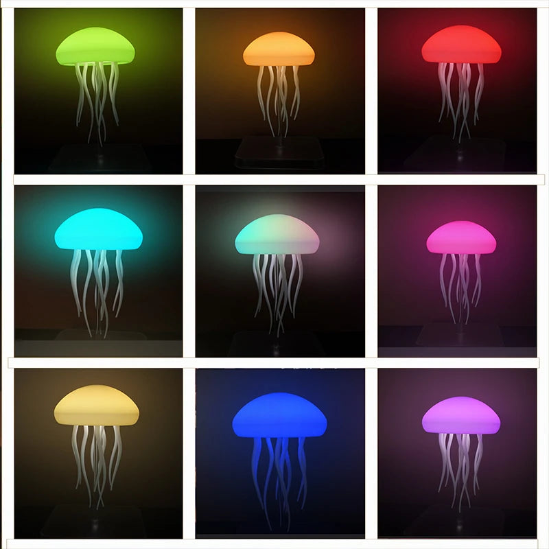 LED Jellyfish Mood Lamp — Colour-Changing Ambient Light with Remote Control