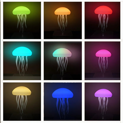 LED Jellyfish Mood Lamp — Colour-Changing Ambient Light with Remote Control
