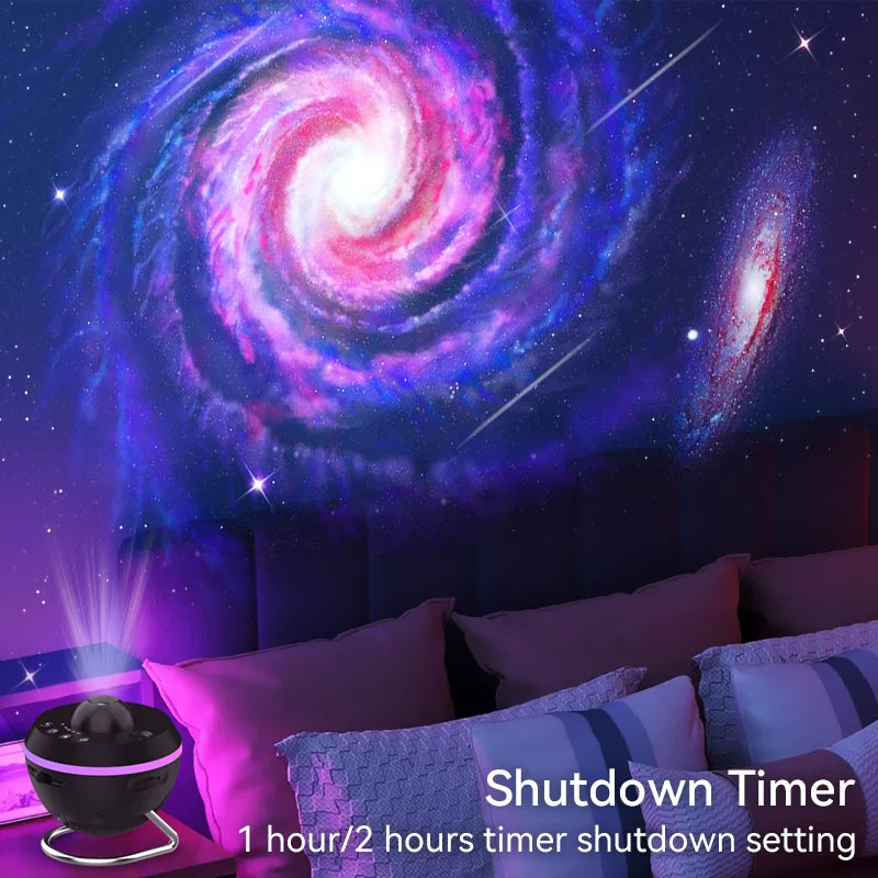 Galaxy Star Projector — 12-in-1 Planetarium Night Light