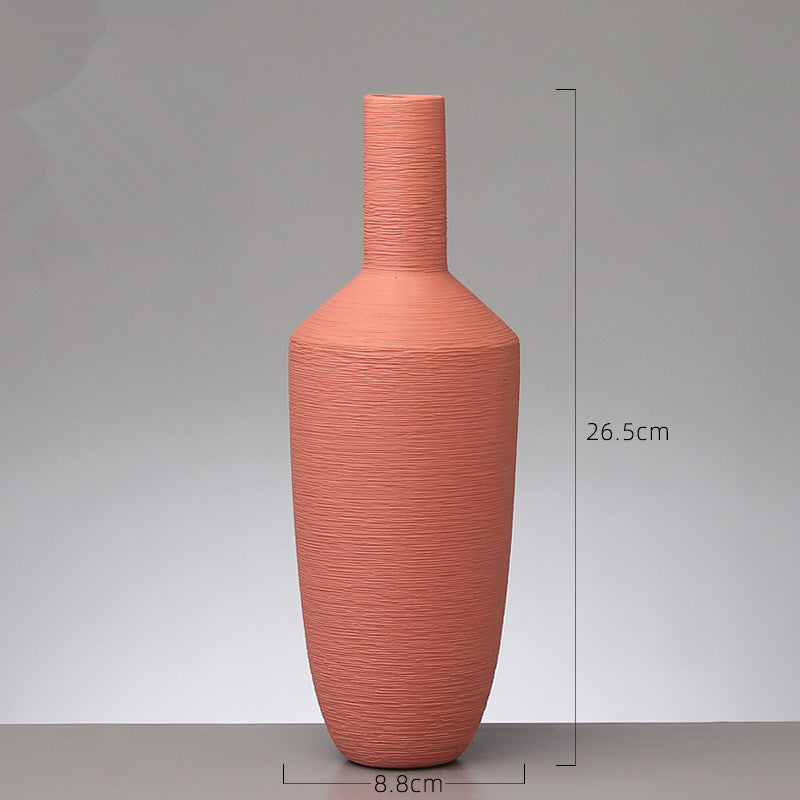 Nordic Minimalist Ceramic Vase — Home Decor Statement Piece