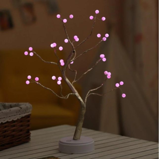 Copper Wire Tree Light — 108 LED Ambient Glow Lamp