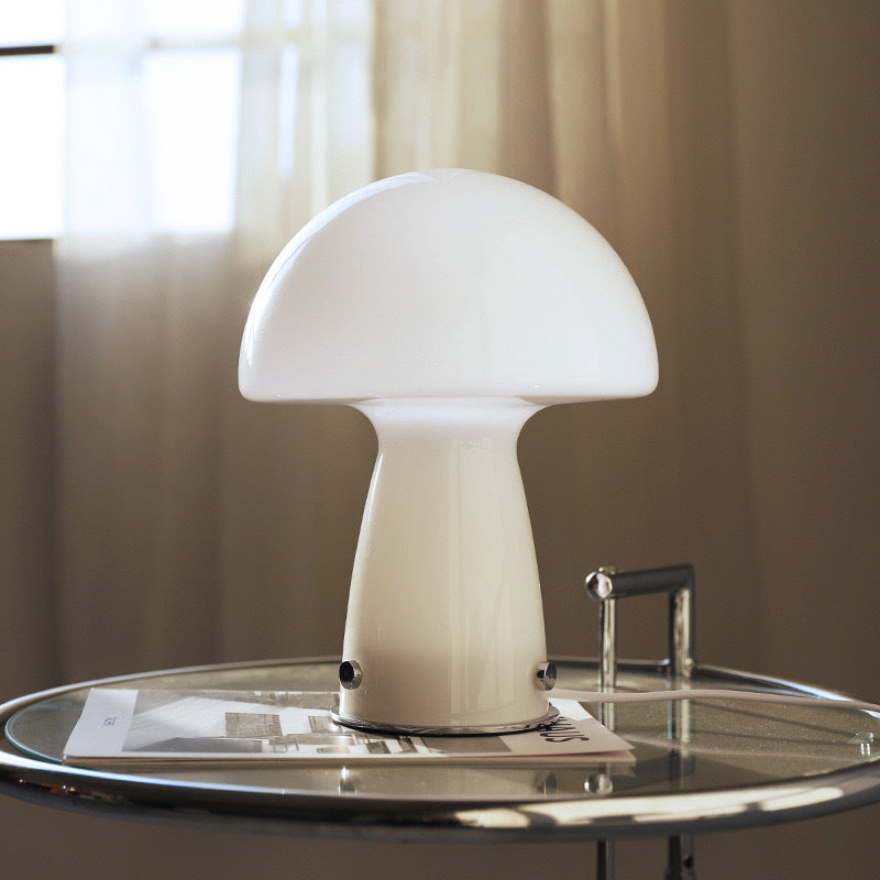 Mushroom Table Lamp — Nordic Glass Ambient Light