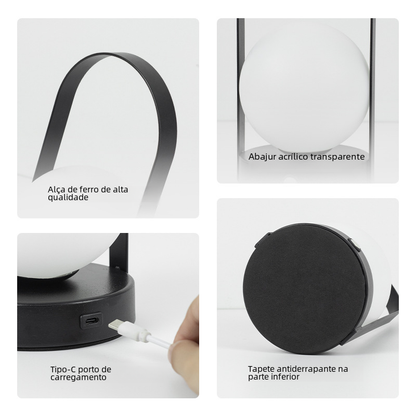 Warm Glow Bedside Lamp Pair — Touch LED Couple Lamps